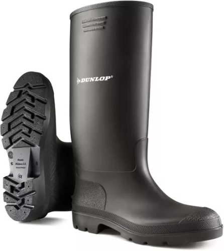 DUNLOP PRICEMASTOR 380PP fekete sav- és lúgálló csizma Méret 42
