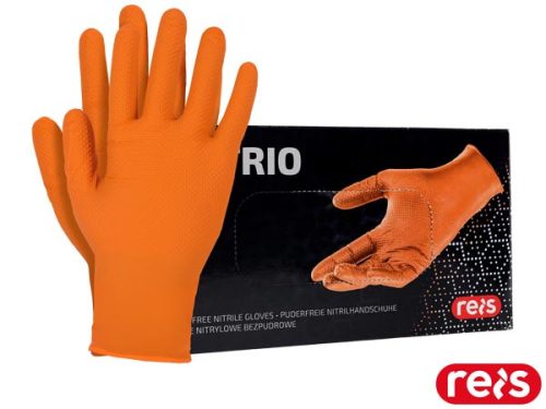 Egyszerhasználatos nitril kesztyűk – Reis RNITRIO GRIFF 50 db-os kiszerelés